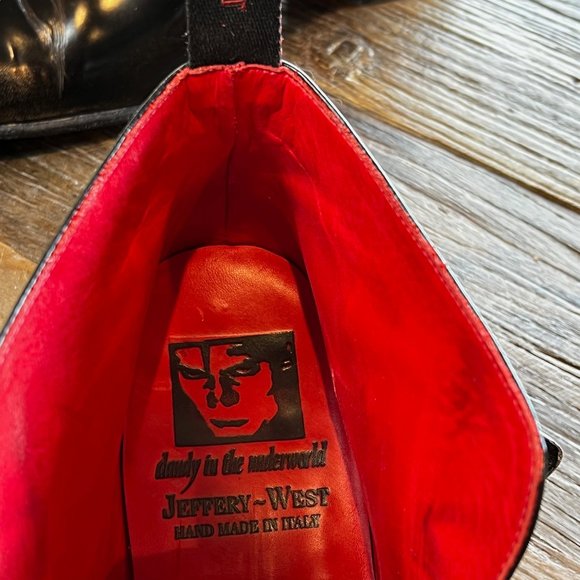 Jeffery West Flashmans Spirit dark brown & copper silver wings buckle size 9 - Picture 12 of 12